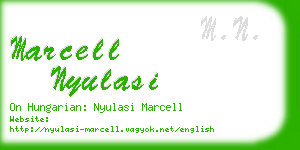marcell nyulasi business card
